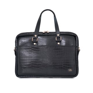 BUSINESS BAG - kroko crno