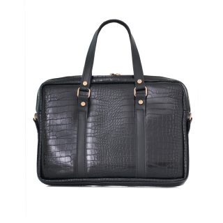 BUSINESS BAG - kroko crno